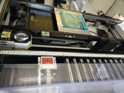 Fuji Label Feeder into machine